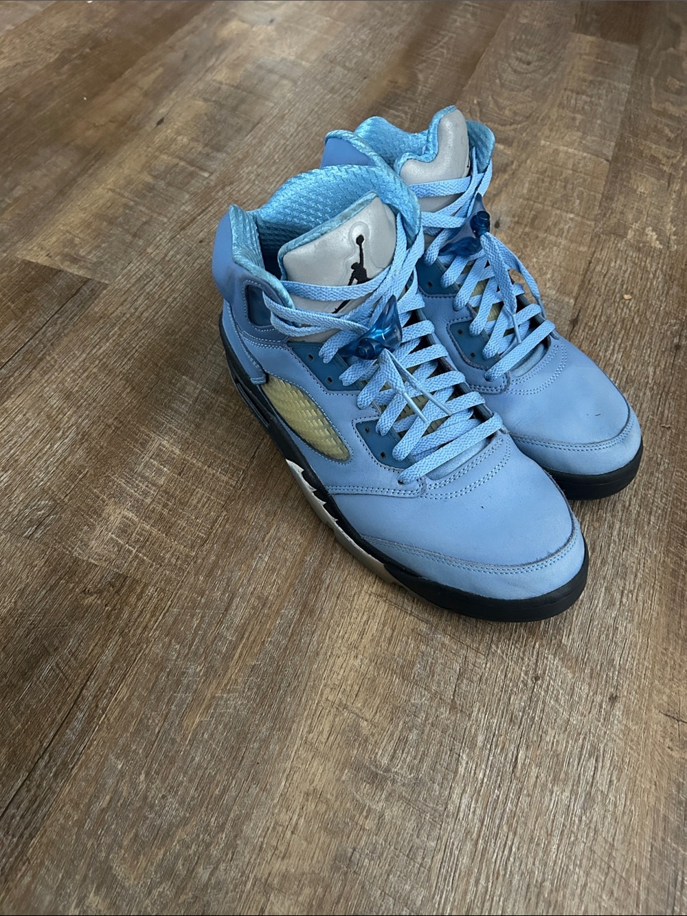 Jordan Kids' Blue and Black Mid-Top Sneakers
